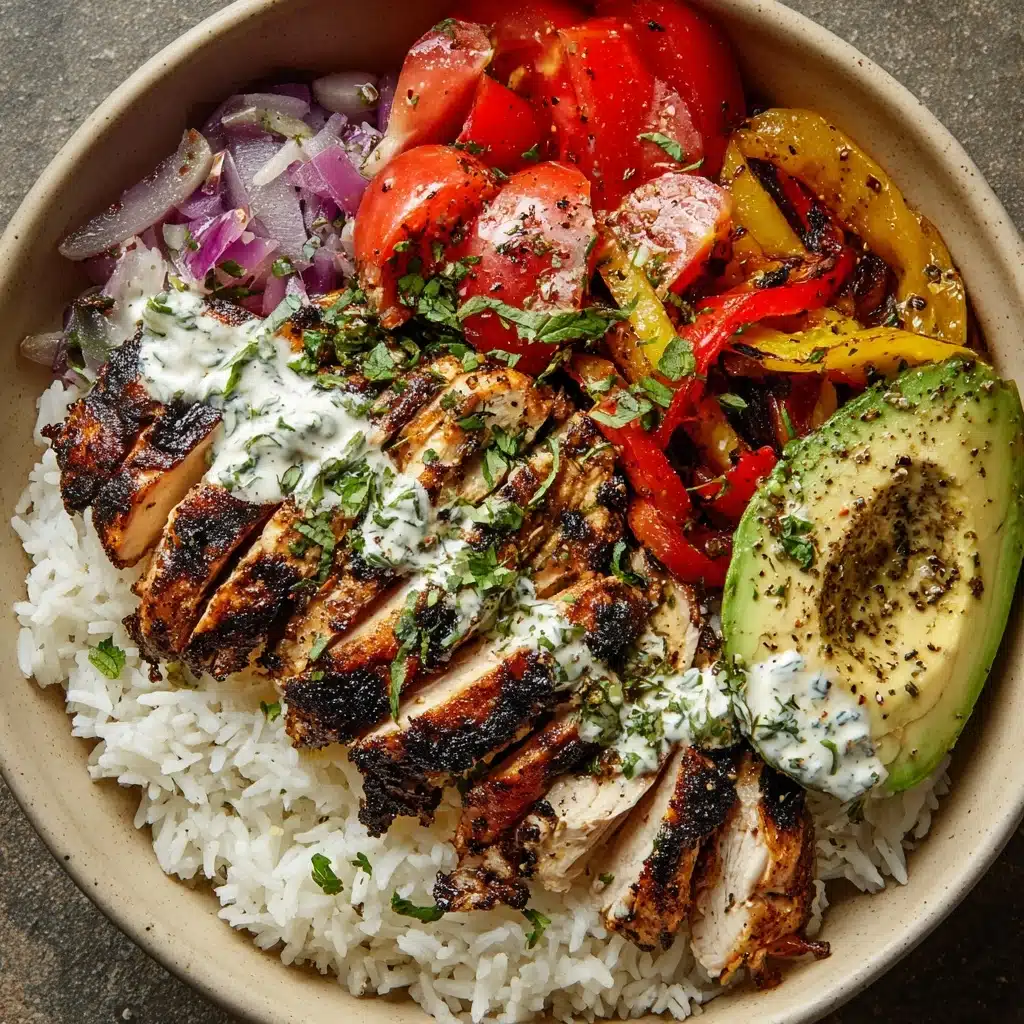 Chicken Tzatziki Rice Bowls Recipe - Recipe Image