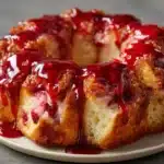 Rhubarb Cream Cheese Monkey Bread for Sweet Brunch Recipe