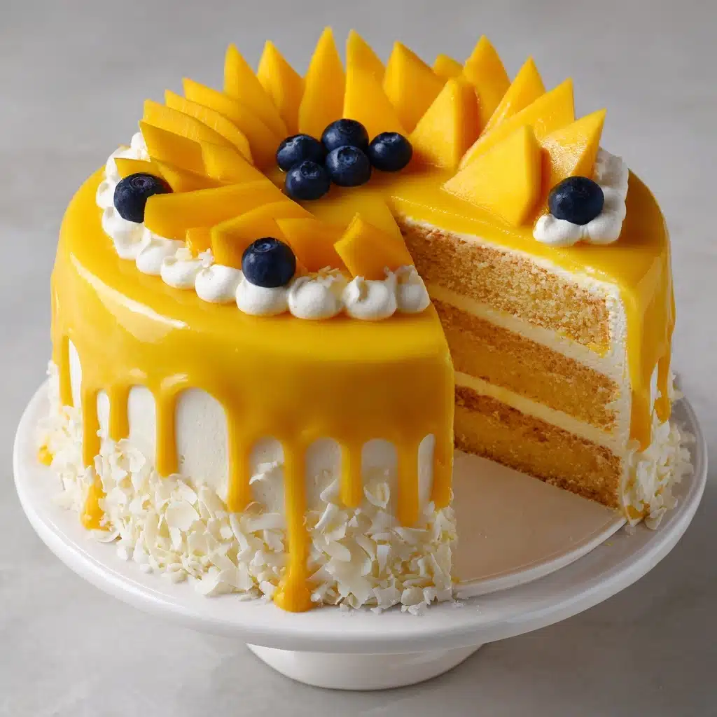 Mango Mousse Cake Recipe - Recipe Image
