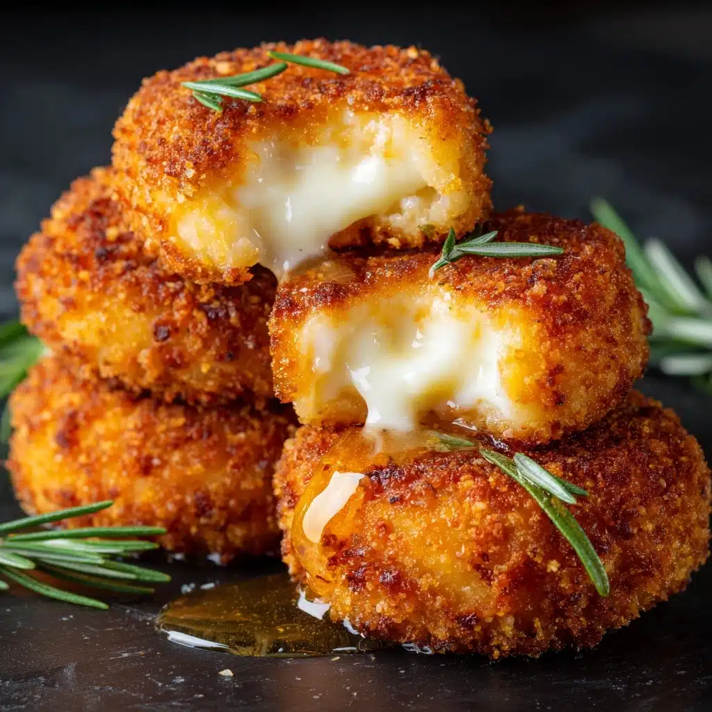 Fried Goat Cheese Balls with Spicy Sage Honey Recipe