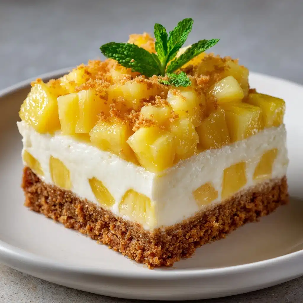 No-Bake Pineapple Cream Dessert Recipe