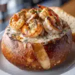 Stuffed Seafood Bread Bowl Recipe
