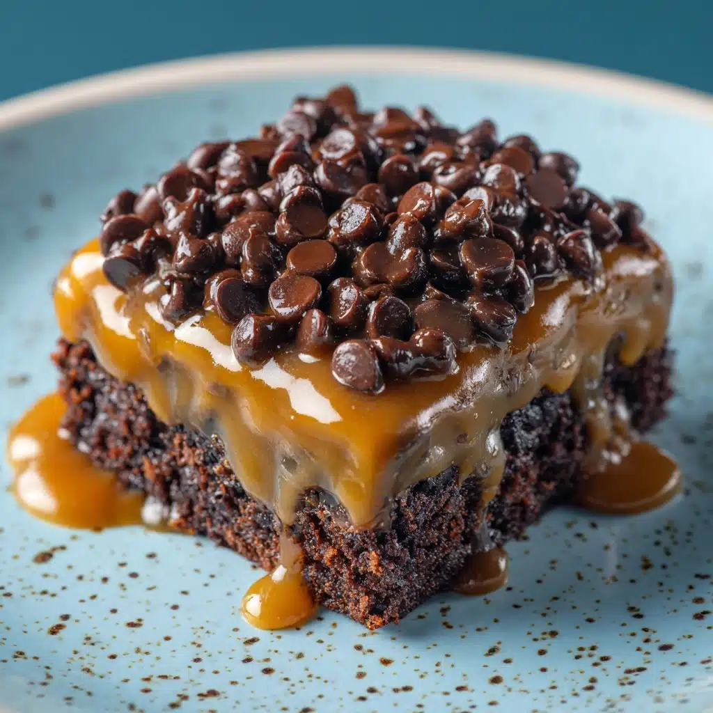 German Chocolate Poke Cake Recipe - Recipe Image