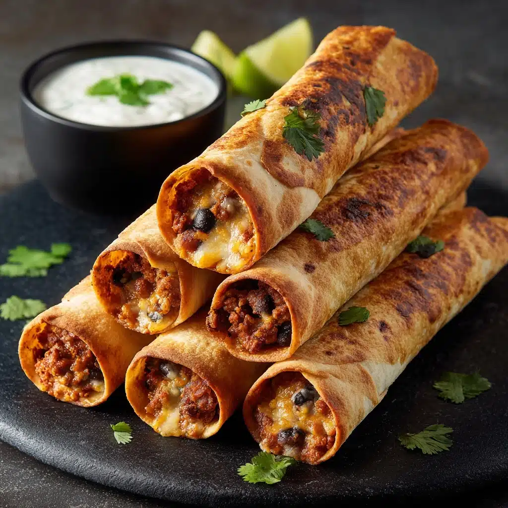 Bean & Cheese Taquitos Recipe - Recipe Image