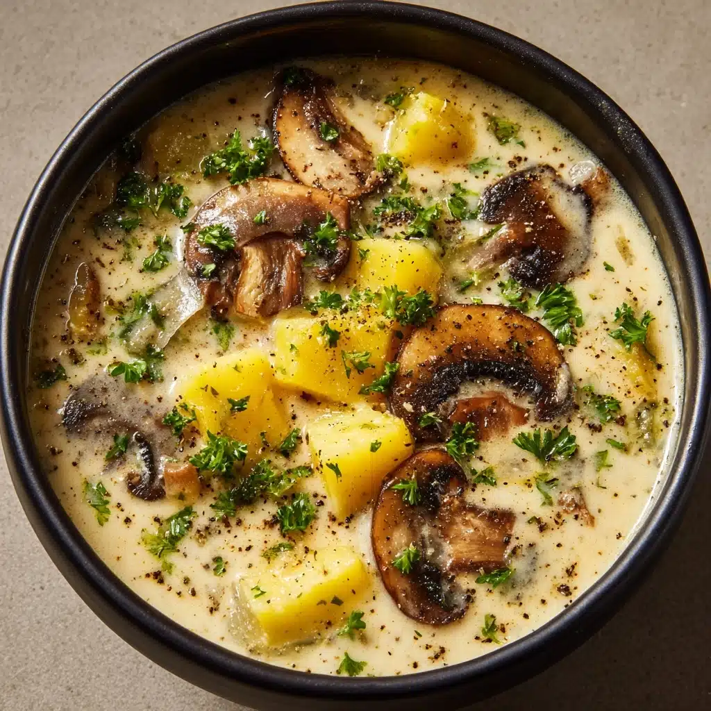 Mushroom Potato Soup Recipe - Recipe Image