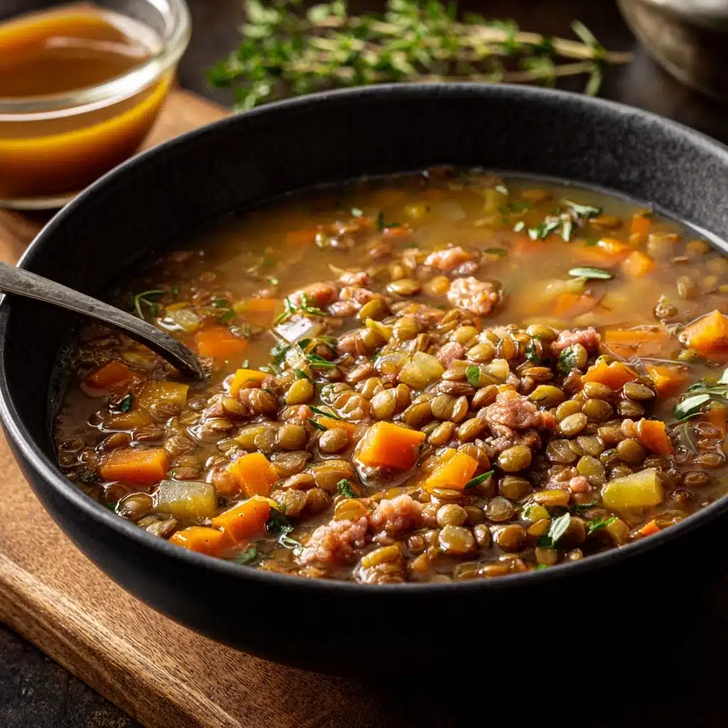 Italian Lentil Soup (Zuppa di Lenticchie) Recipe - Recipe Image