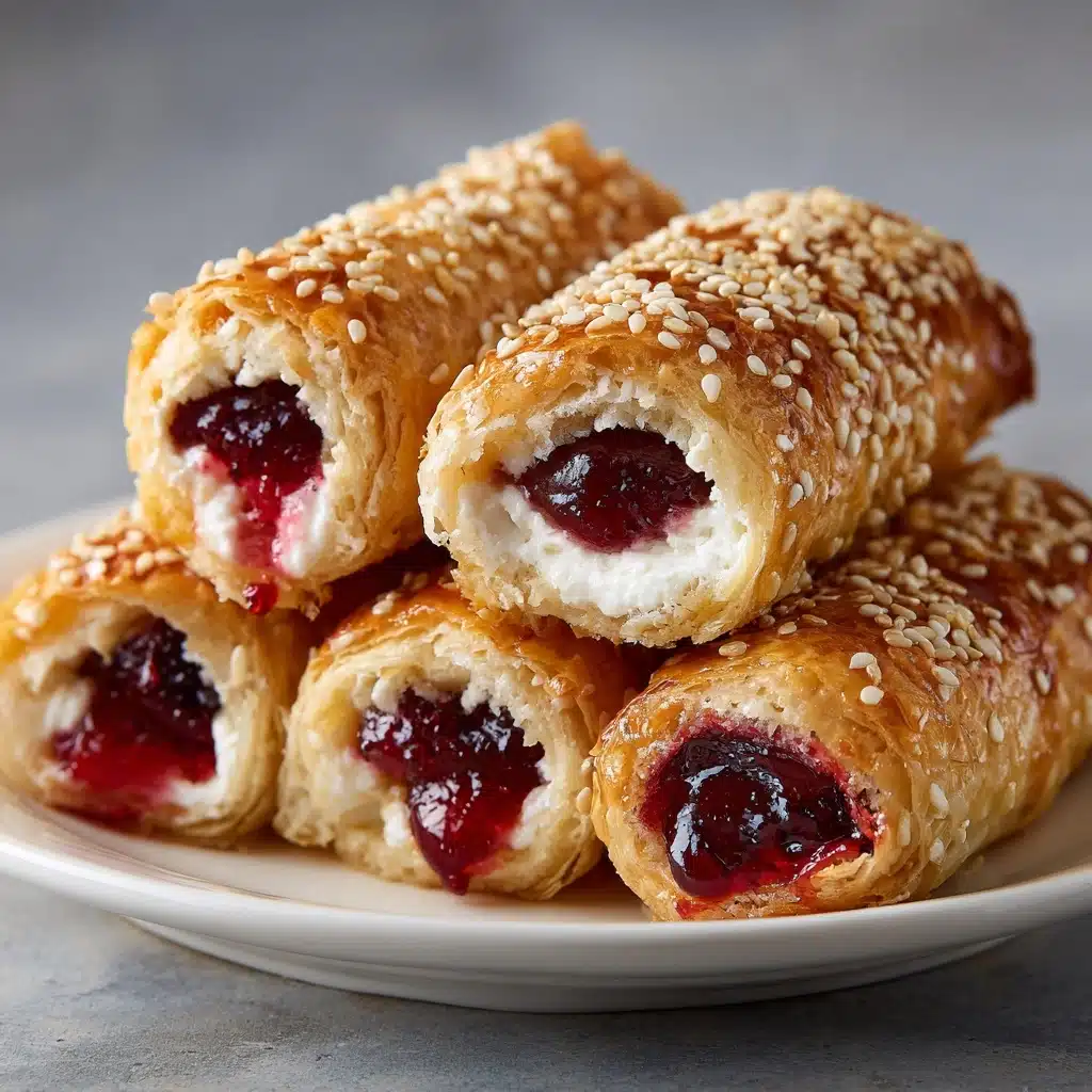 Air Fryer Cherry Cheesecake Egg Rolls Recipe - Recipe Image