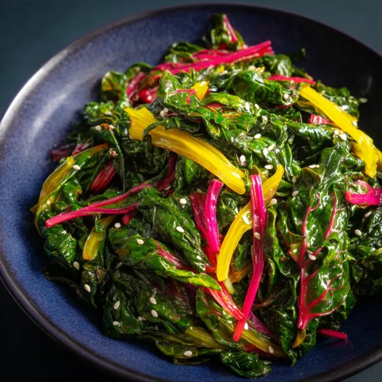 Sesame Sautéed Swiss Chard Recipe