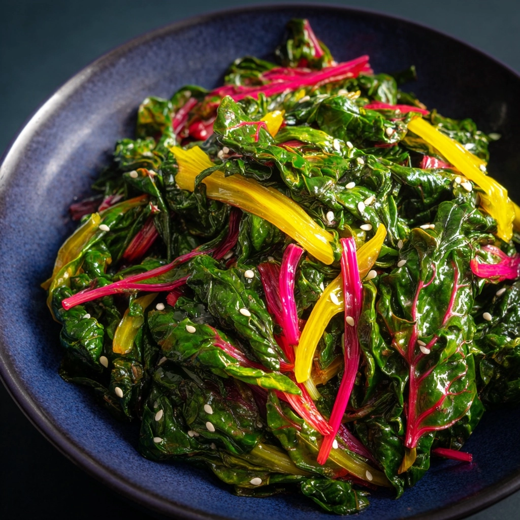 Sesame Sautéed Swiss Chard Recipe - Recipe Image