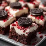 Cookies & Cream Red Velvet Brownies Recipe