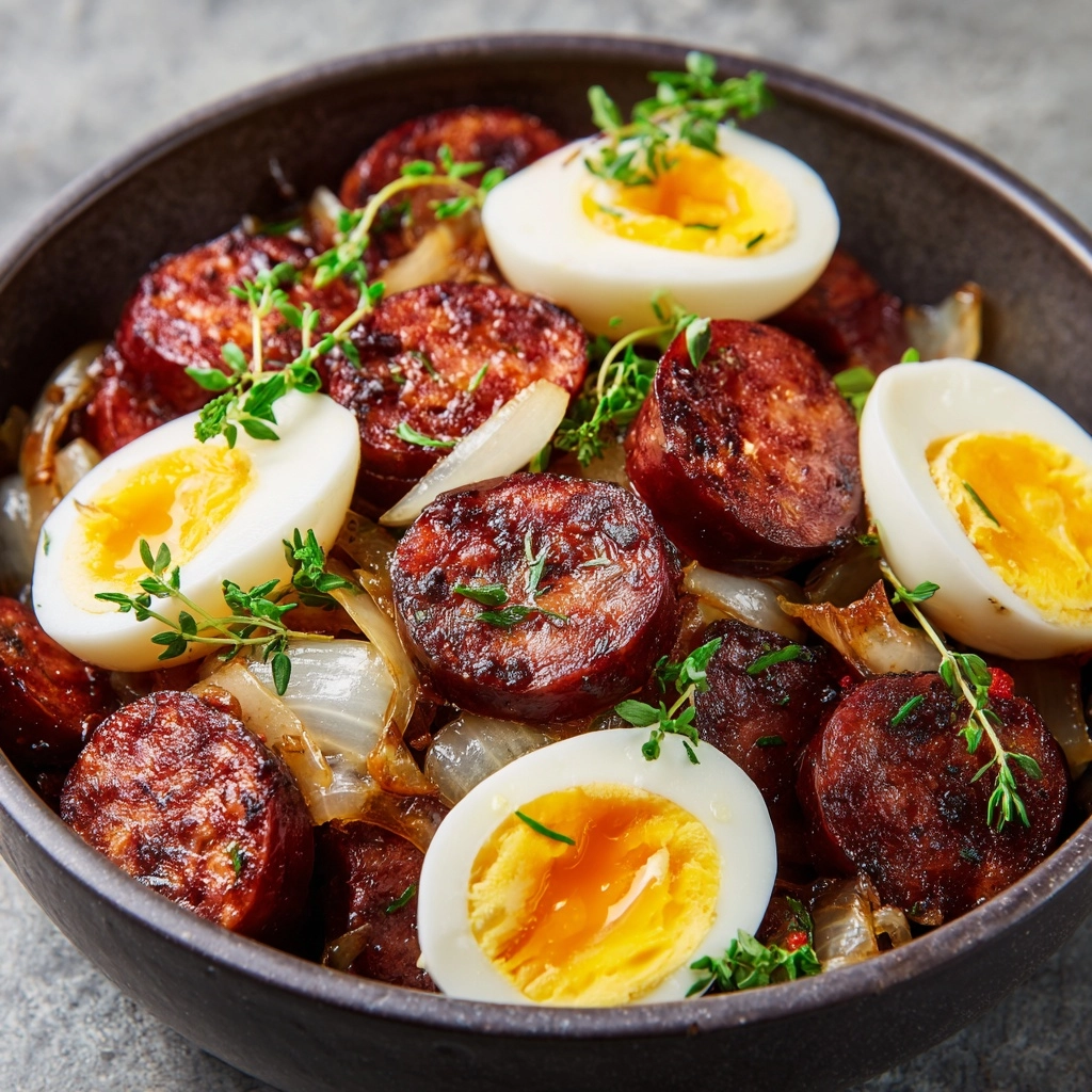 Pickled Eggs and Sausage Recipe - Recipe Image