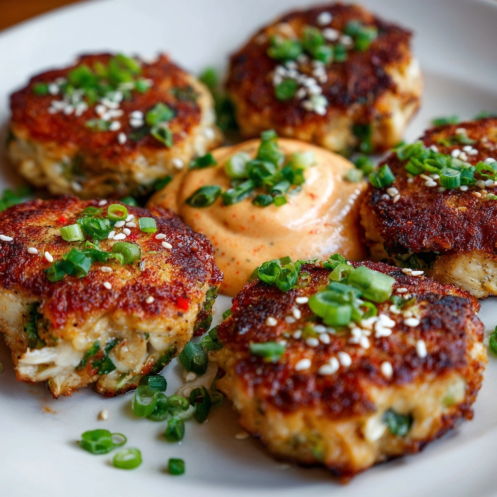 Asian Tuna Cakes with Spicy Mayo Recipe - Recipe Image