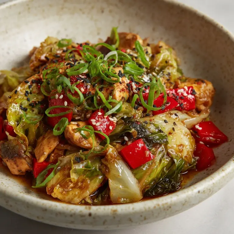 Chicken Cabbage Stir Fry Recipe