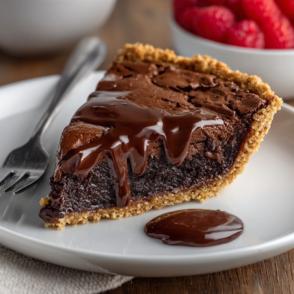 Gooey Brownie Pie Recipe - Recipe Image