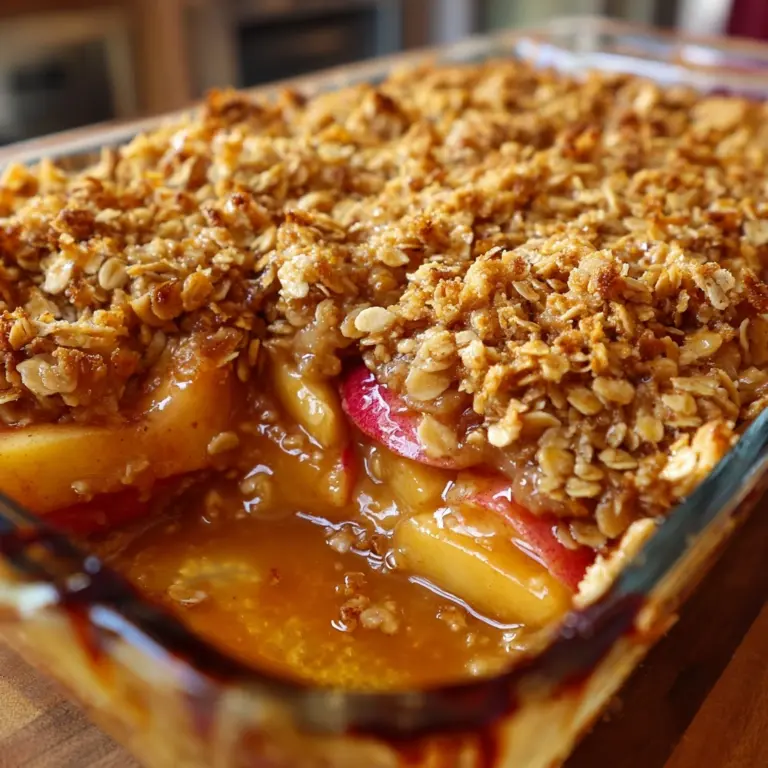 Caramel Apple Oatmeal Bake Recipe