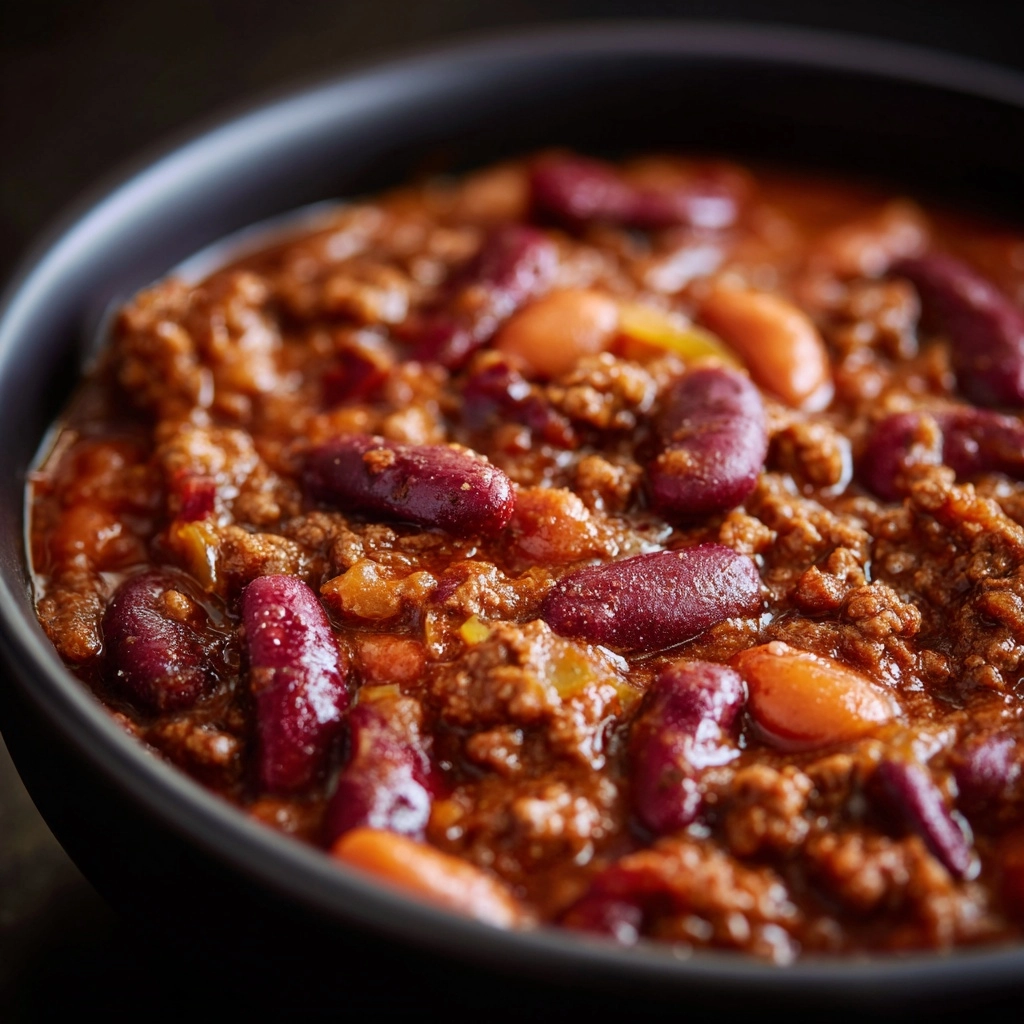 Slow Cooker Steakhouse Cowboy Baked Beans Recipe - Recipe Image