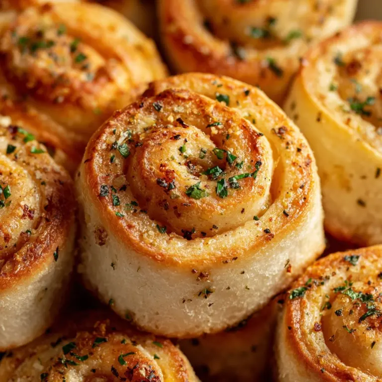 Garlic Bread Roll Ups Recipe