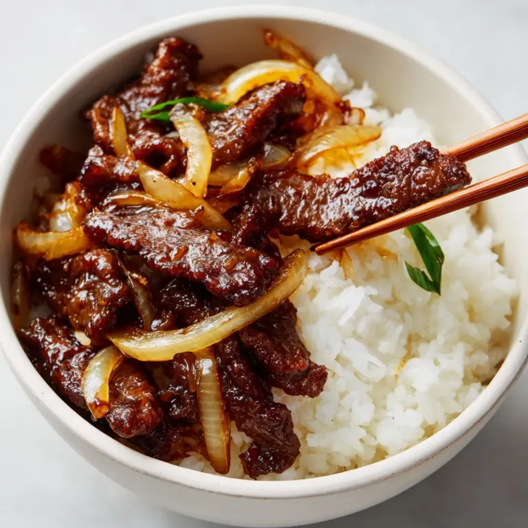 Beef Onion Stir-fry Recipe