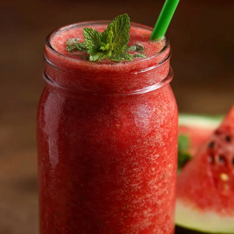 Watermelon Strawberry Smoothie Recipe