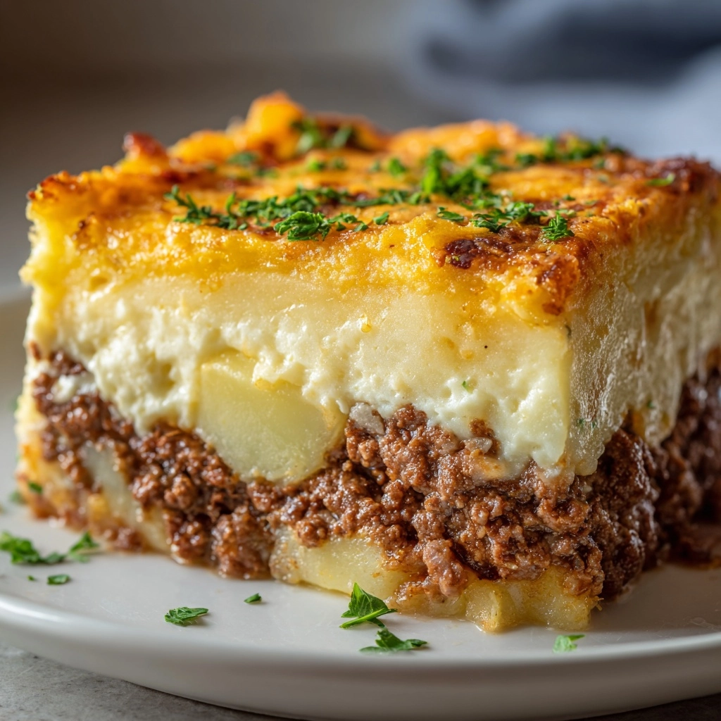 Loaded Potato and Meatloaf Casserole Recipe - Recipe Image