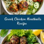 Greek Chicken Meatballs Recipe