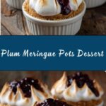 Plum Meringue Pots Recipe