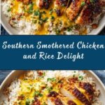 Smothered Chicken and Rice Recipe