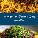 Mongolian Ground Beef Noodles Recipe