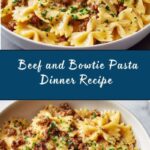 Creamy Beef and Bowtie Pasta Recipe