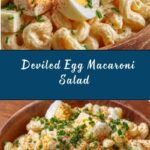 Creamy Deviled Egg Macaroni Salad Recipe
