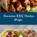 Hawaiian BBQ Chicken Wraps Recipe