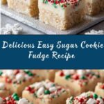 Easy Sugar Cookie Fudge Recipe