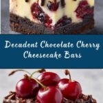 Chocolate Cherry Cheesecake Bars Recipe