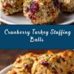 Cranberry Turkey Stuffing Balls Recipe
