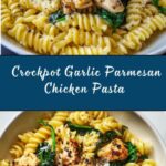 Crockpot Garlic Parmesan Chicken Pasta Recipe