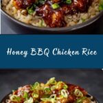 Honey BBQ Chicken Rice Recipe