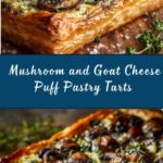 Mushroom and Goat Cheese Tarts with Shallots Recipe