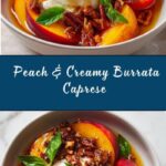 Peach & Burrata Caprese Recipe