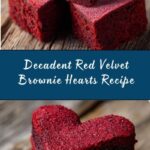 Red Velvet Brownie Hearts Recipe