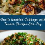 Sautéed Garlic Cabbage with Tender Chicken Recipe