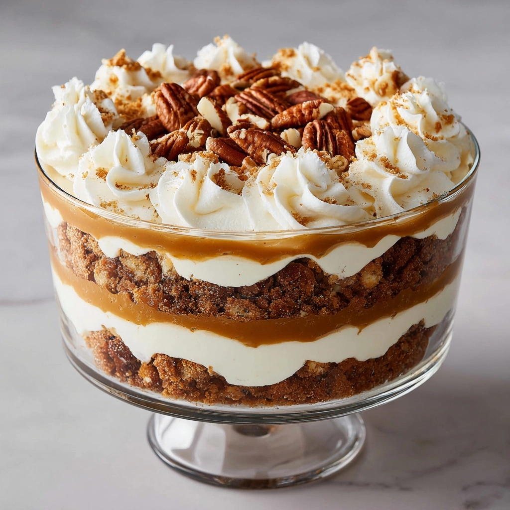 Maple Pecan & Pumpkin Cheesecake Trifle Recipe - Recipe Image