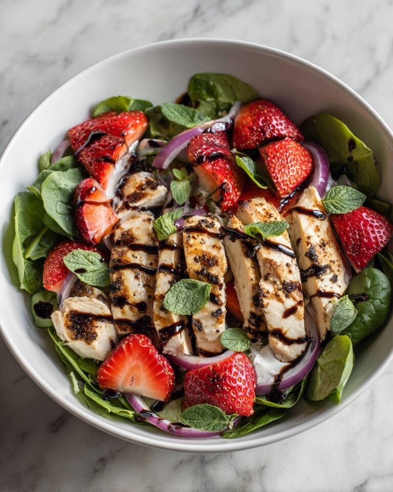 Strawberry Chicken Salad with Balsamic Dressing Recipe