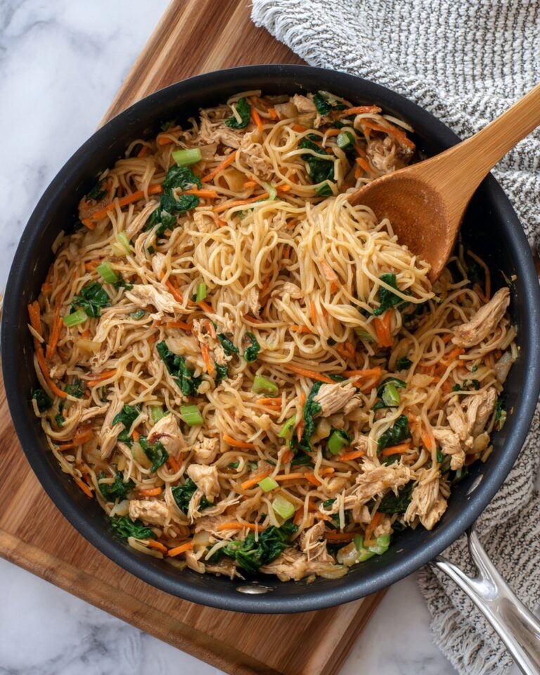 Peanut Chicken Noodles Recipe