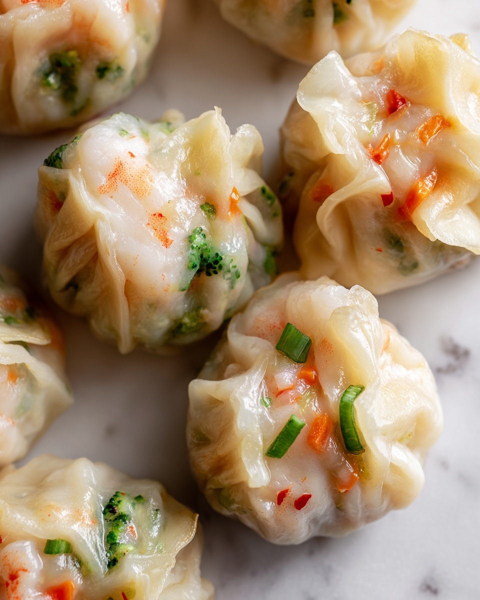 Shrimp and Vegetable Dumplings Recipe - Recipe Image