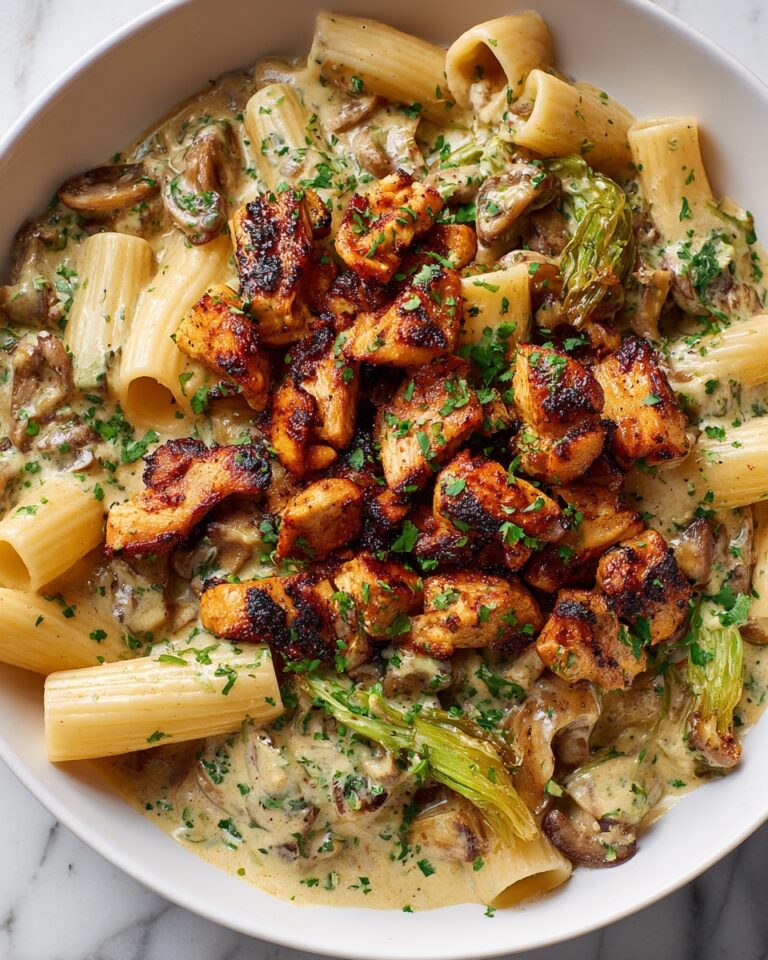 Creamy Parmesan Chicken Rigatoni Recipe