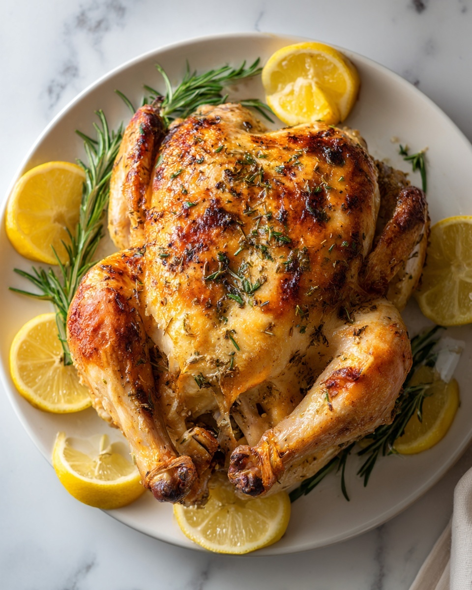 Lemon Herb Roasted Chicken Recipe - Recipe Image