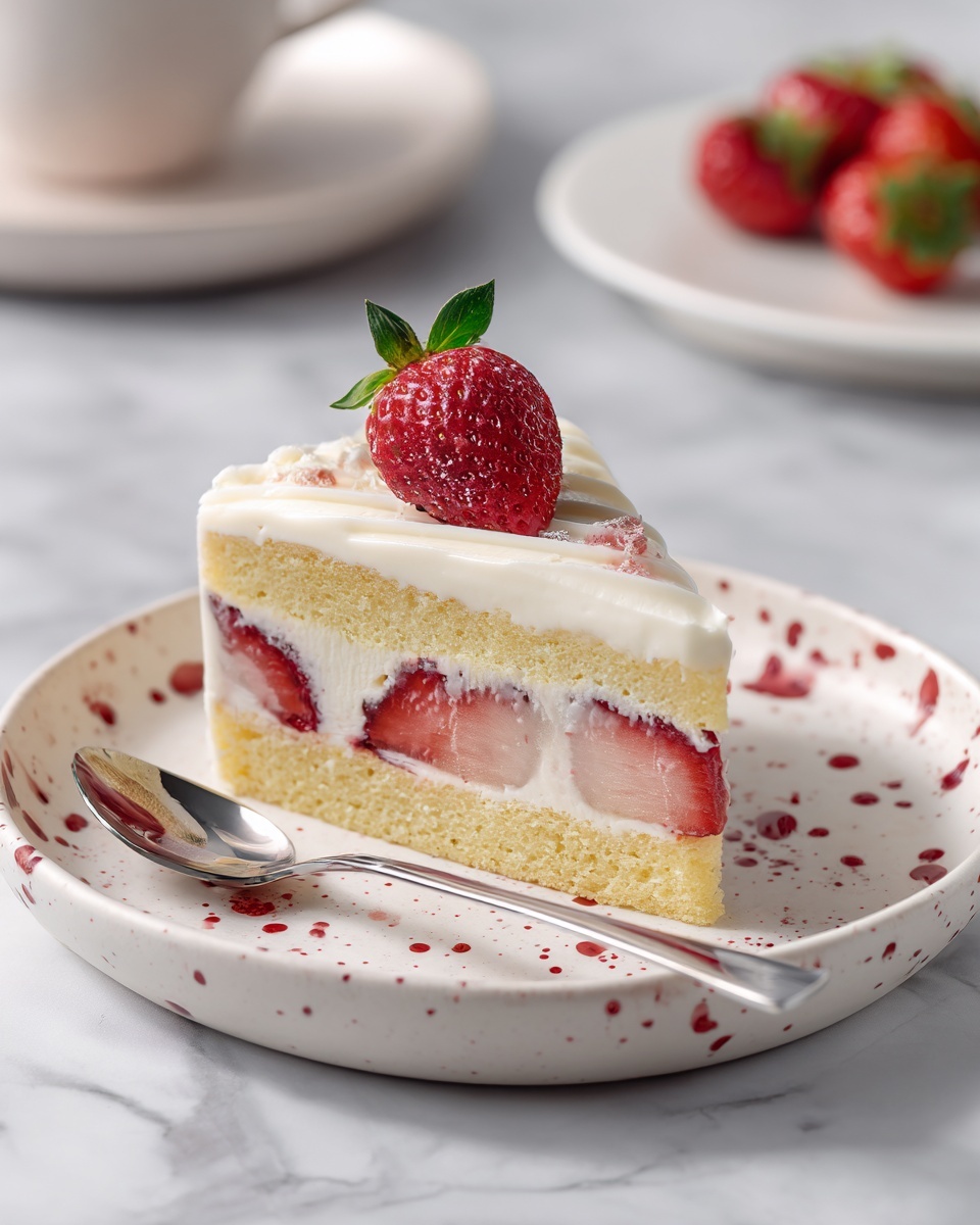 Japanese Strawberry Shortcake Recipe - Recipe Image