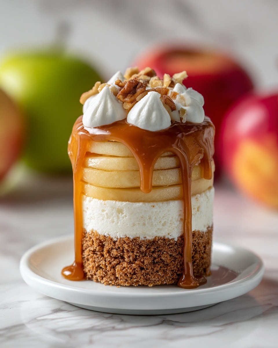 Caramel Apple Éclair Cake Recipe - Recipe Image
