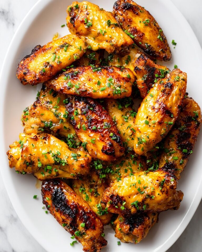 Grilled Honey Garlic Chicken Wings Recipe