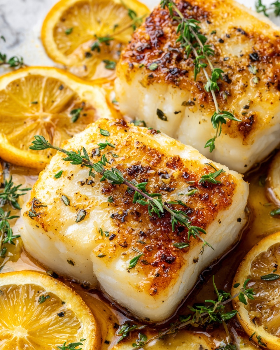 Mediterranean Herb and Lemon Baked Branzino Recipe - Recipe Image